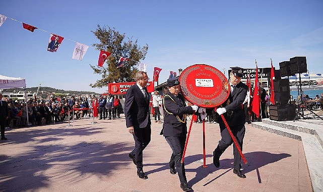 Atatürk’ün Ayvalık’a gelişinin 91’inci Yıl Dönümü kutlandı