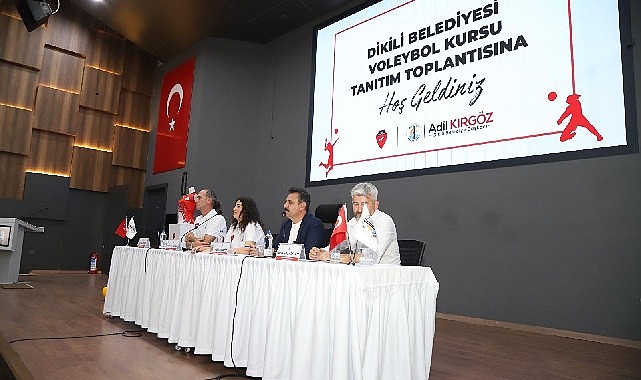 Dikili Belediyesi’nden Voleybol Altyapısına Güçlü Adım