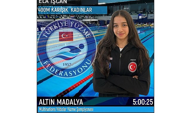 Gölcüklü Milli Sporcu Ela İşcan’dan Büyük Başarı