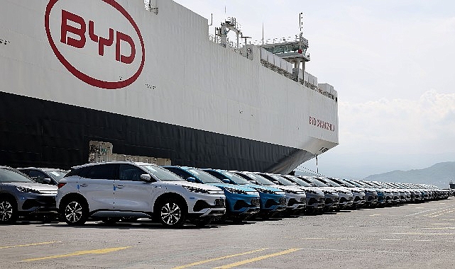 Türkiye’deki Yüksek Satış Adetleri BYD’nin Dev Araç Gemisi “BYD CHANGZHOU”yu Ülkemize Getirdi