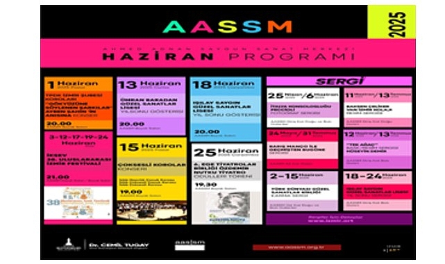 Haziran ayında sanat dolu günler