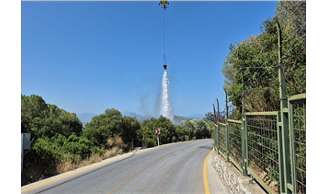 İzmir İtfaiyesi’nin çabalarıyla tüm yangınlar kontrol altına alındı
