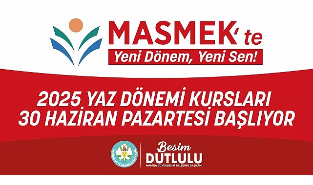 MASMEK’te Yaz Dönemi Kursları Başlıyor