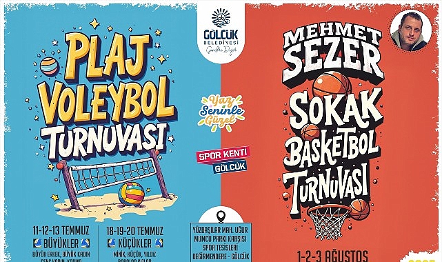 Spor kenti Gölcük’te yaz turnuvaları başlıyor