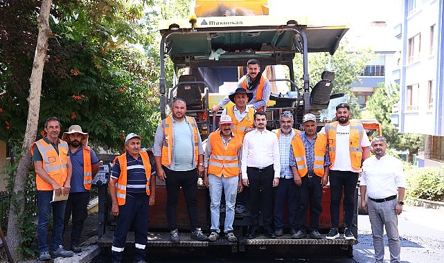 Başkan Güner, Asfalt Çalışmalarını Yerinde Denetledi