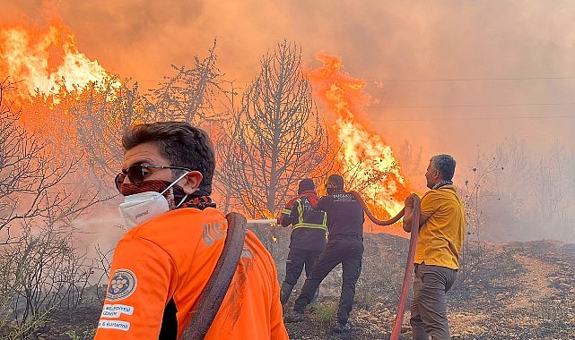BUCAKUT yangınlarla mücadelede etkin rol alıyor