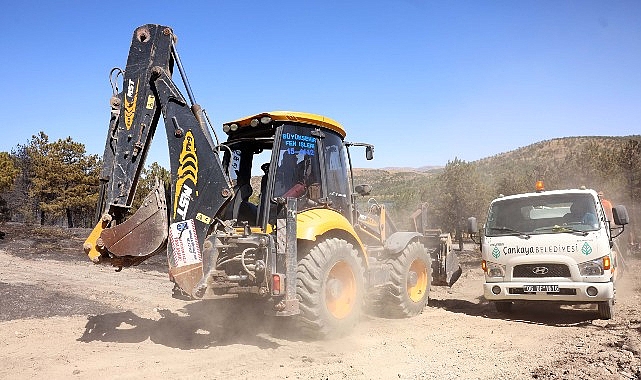 Eymir Yangınına Çankaya’dan Müdahale