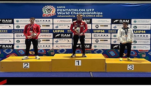 Osmangazili milli pentatlet Arda Meriç’ten dünya ikinciliği