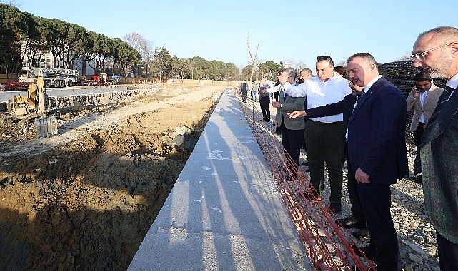 Tünel segmentleri İzmit’teki ana üretim alanına geldi