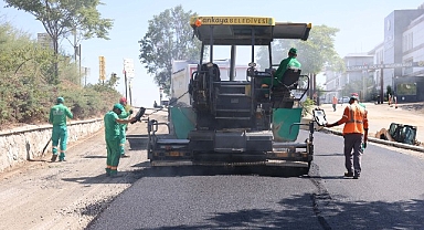 Çankaya’da asfalt çalışmaları devam ediyor