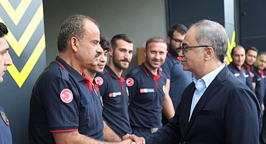 Baraçlı’dan itfaiyecilere moral ziyareti
