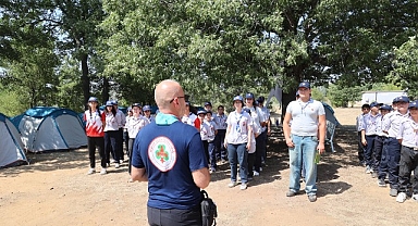 Büyükşehir izcileri Akseki’de kampta