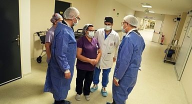 EÜTF Hastanesi Merkezi Ameliyathanede ilk operasyon yapıldı