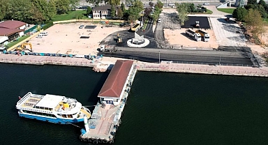 1 Mart Vapur İskelesi otoparkında yoğun mesai