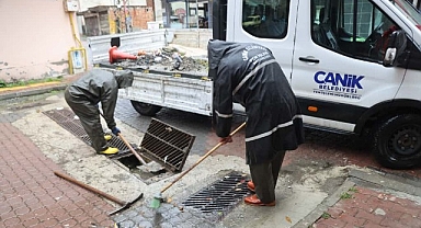 Canik Belediyesi’nden Sağanak Yağışa Karşı Etkin Mücadele