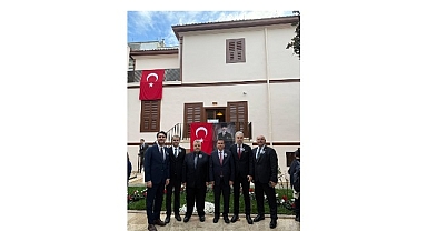 Başkan Aydın Selanik’te Atatürk’ü Andı