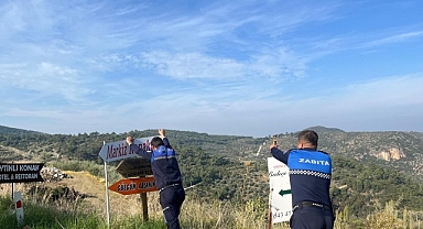 Efes Selçuk’ta Görüntü Kirliliği Yaratan Tabelalar Kaldırılıyor