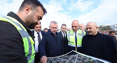 Büyükakın, Eskihisar Kavşağı’nda son durumu inceledi